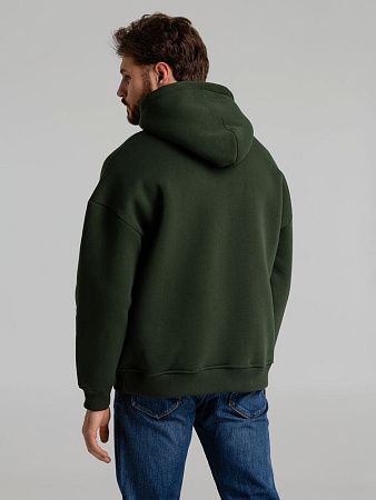 Худи Kulonga Oversize, темно-зеленый (хаки), размер XS/S