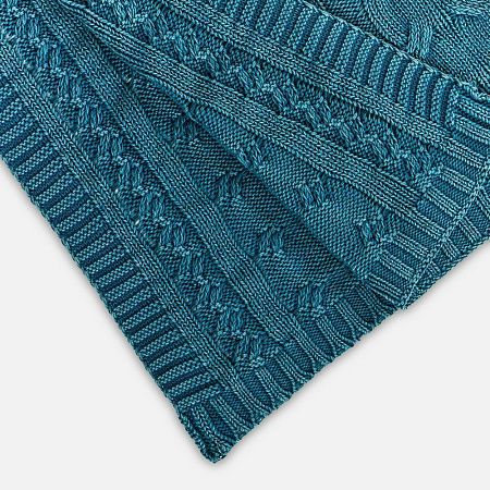 Плед Hygge, темно-зеленый