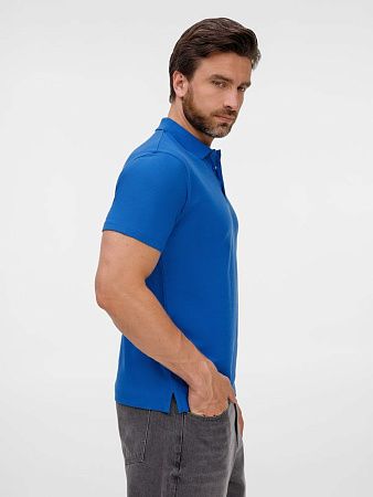 Рубашка поло унисекс Tervise, ярко-синяя, размер S