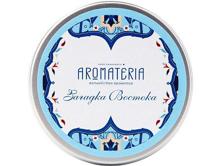 Набор: платок «Арабески» и свеча «Загадка Востока»