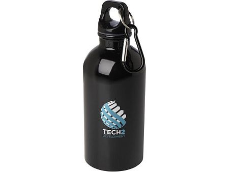 Одностенная бутылка для воды с карабином «Oregon», 400 мл