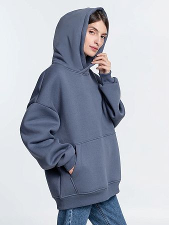 Худи Kulonga Oversize, темно-серое, размер XS/S
