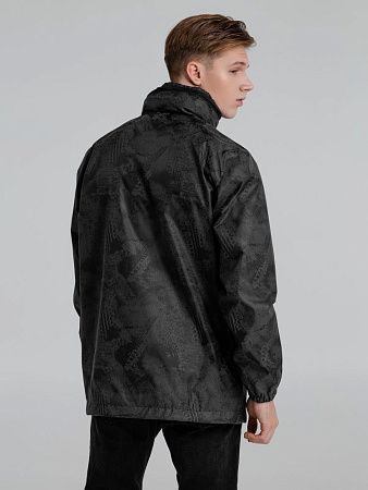 Ветровка светоотражающая Finvind, темно-серая, размер XXS