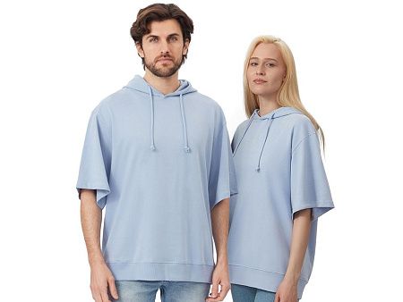 Худи оверсайз с коротким рукавом «Warsaw» унисекс