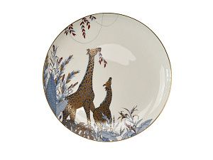 Тарелка «PLATE 3 TRO», цвет: белый, голубой