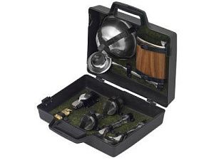 Подарочный набор, цвет: черный, серебристый