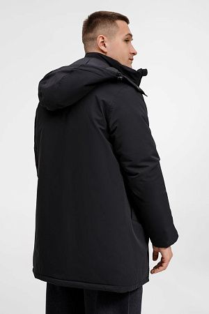 Куртка-парка унисекс Sfera, черная, размер S