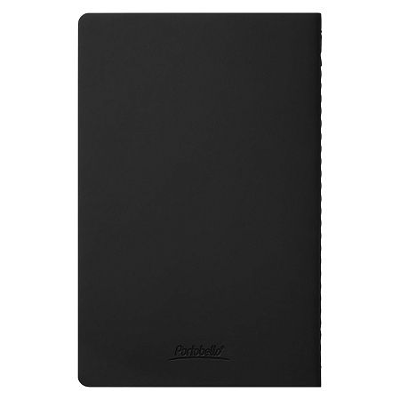 Блокнот Alpha slim, черный