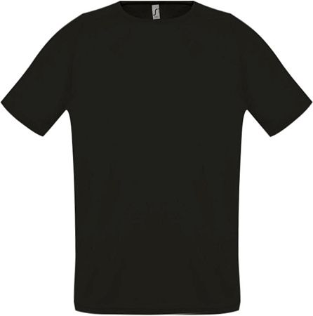 Футболка унисекс Sporty 140, черная, размер S