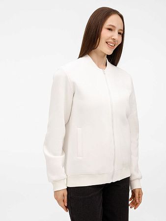 Бомбер унисекс Estado, молочно-белый, размер S