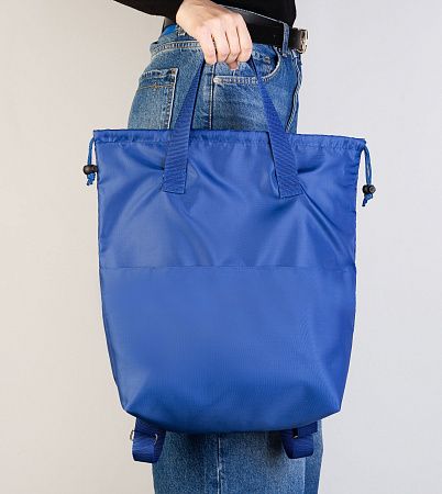 Сумка-рюкзак "Carry", серый с бирюзовым