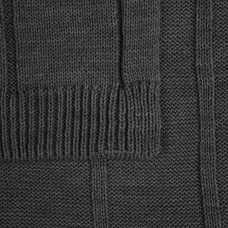 Плед Bambolay, темно-серый меланж