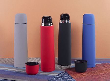 Термос "Родос", покрытие soft touch, 1 л.