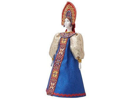 Подарочный набор: кукла фарфоровая, крем-мёд с лаймом и имбирем