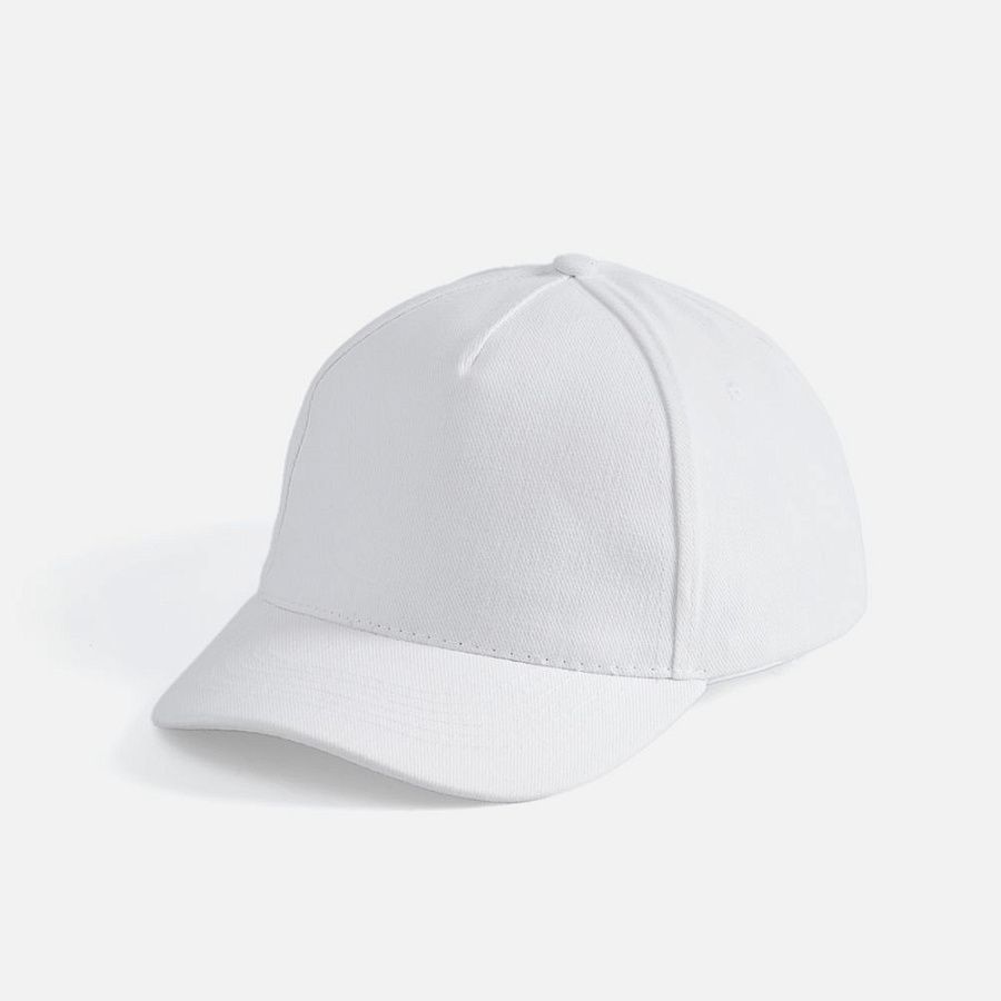 Бейсболка Long Beach, белая