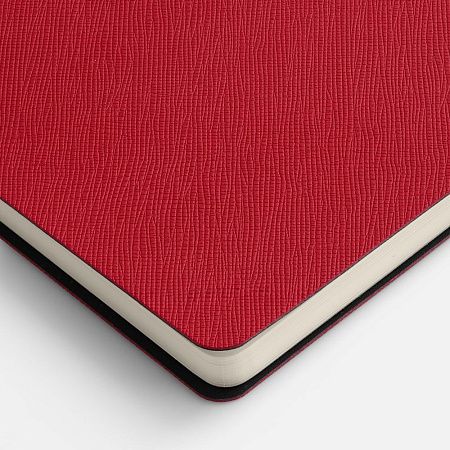 Ежедневник Lungo, недатированный, красный