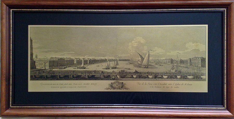 Гравюра "Панорама СПб(8)"