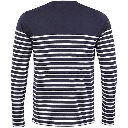 Футболка мужская с длинным рукавом Matelot LSL Men, синяя с белым, размер XXL