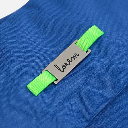 Шильдик металлический Kova, серебристый