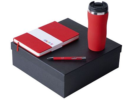 Подарочный набор "Color it" с блокнотом, металлической ручкой и термокружкой