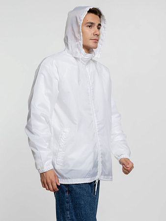 Ветровка унисекс Shift, белая, размер M