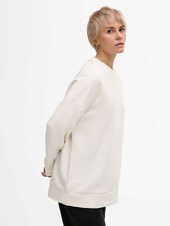 Свитшот унисекс S2, молочно-белый, размер XS/S