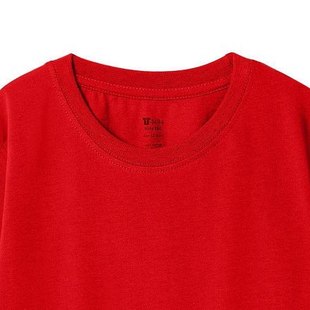 Футболка детская T-Bolka Kids, красная, размер 6 лет (106-116 см)