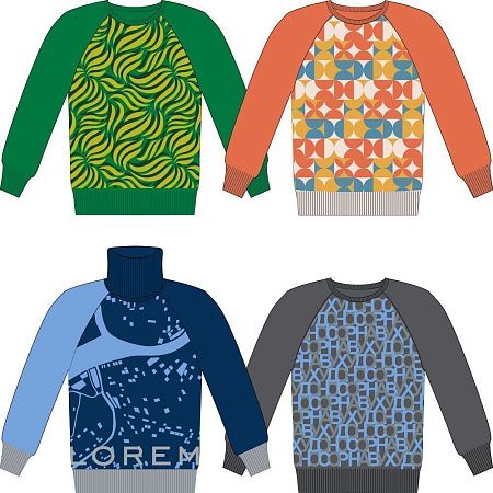 Джемпер на заказ Tricksy Net Reglan, полушерсть, размер S