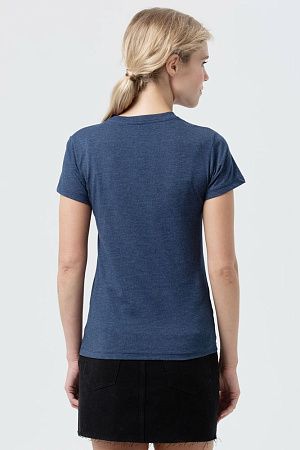 Футболка женская Regent Fit Women, синий меланж, размер XXL