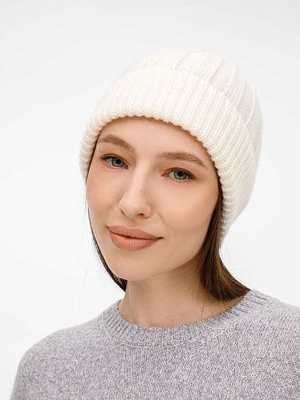Шапка Bellish, белая (ванильная)