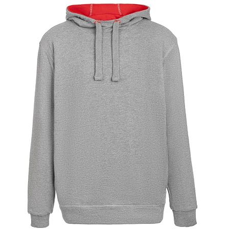 Двусторонняя толстовка Revers, серая с красным, размер XS