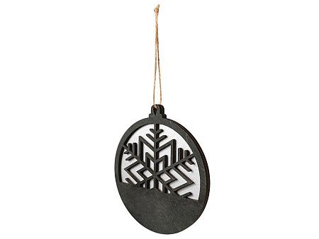 Подвеска деревянная «Noirflake»