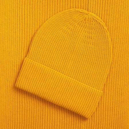 Шарф Nobilis Mono, желтый (медовый)