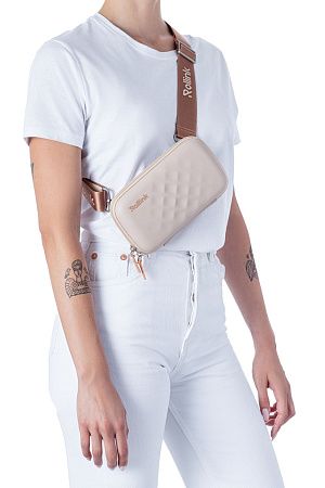 Дорожная сумочка Rollink Mini Bag Tour 21x12x6 см, персиковая