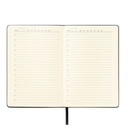 Ежедневник Верона (Verona) недатированный, черный