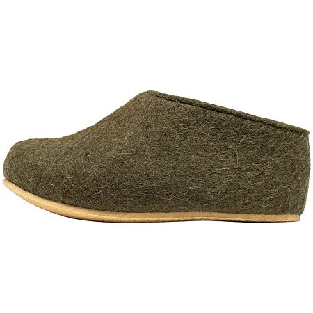 Домашние валенки Cant, зеленые (олива), размер 43