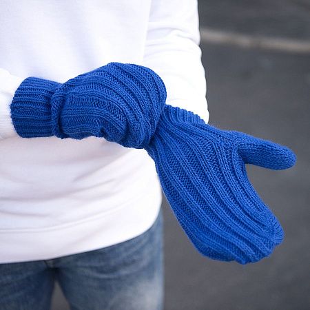 Варежки вязаные НАСВЯЗИ© шерсть/акрил