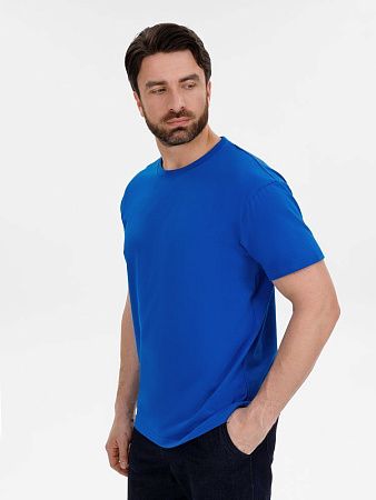 Футболка унисекс T-Bolka 180, ярко-синяя, размер 4XL