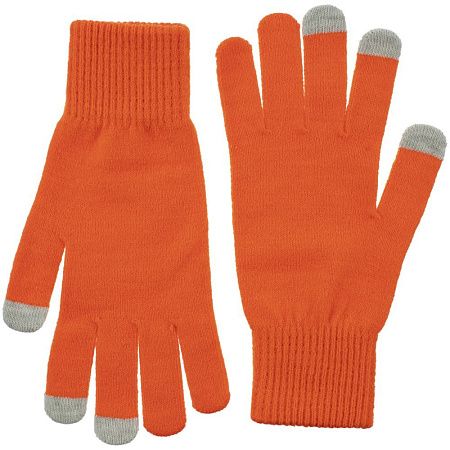 Перчатки сенсорные Urban Flow, оранжевые, размер S/M