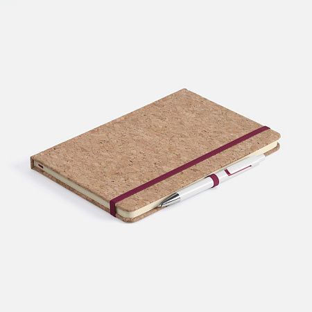 Блокнот Corkfolio, красный