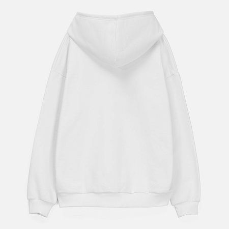 Толстовка унисекс оверсайз Sartoro, белая, размер XS/S