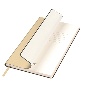 Ежедневник Спарк (Spark) недатированный, белое золото (без упаковки, без стикера)