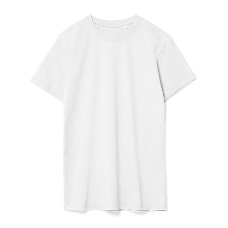 Футболка унисекс T-Bolka 160, белая (теплый оттенок), размер S