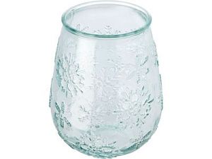 Подставка для чайной свечи «Faro» из переработанного стекла, цвет: прозрачный