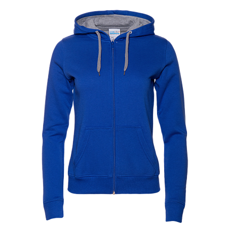 Толстовка женская STAN с капюшоном на молнии футер с начёсом 280, 17W, Синий,  (16/1)  (46/M)