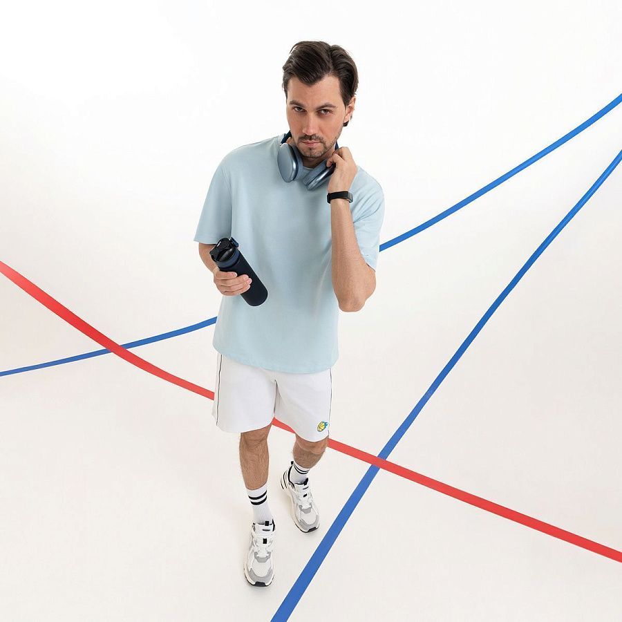 Футболка унисекс RUST NEO, 240 гр., голубой, размер XS/S под нанесение