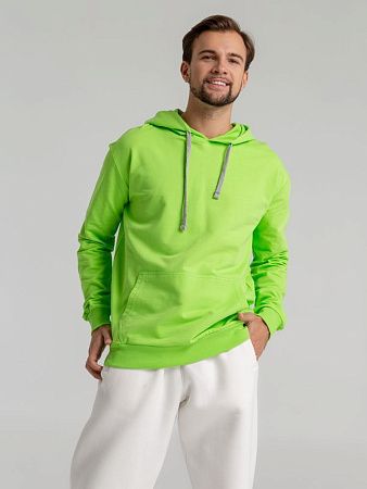 Толстовка с капюшоном Unit Kirenga, зеленое яблоко, размер S