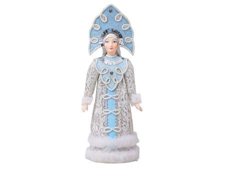 Подарочный набор: кукла фарфоровая, плед флисовый