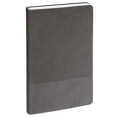 Ежедневник Knit, недатированный, темно-серый