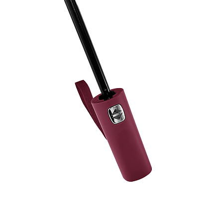 Зонт складной автоматический,  Forest Lotus, диаметр 100 см, радиус 23 дюйма, 9 панелей, в подарочной коробке, бордовый